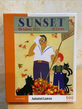 Sunset Autumn Leaves - 500 Piece Puzzle